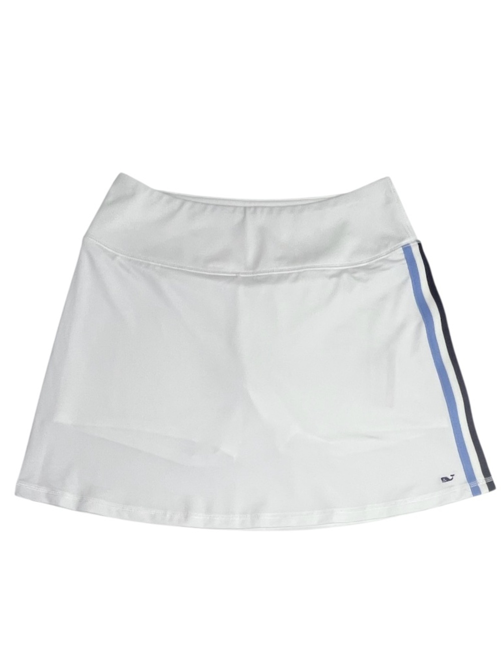 Vineyard Vines Performance Skirt Skort Women's Small White Blue Side Stripes